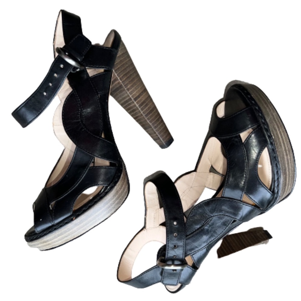 COACH TAMARA PLATFORM WITH HEELS SANDALS - Picture 2 of 11